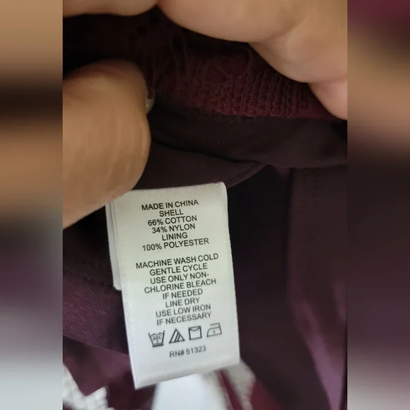 1.State Womens Lace One Shoulder Blouse  - Burgundy NWT SIZE S - Picture 11 of 12